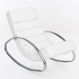 Relaxliege Sessel Fernsehsessel Farbe weiß Relaxsessel Design Schaukelstuhl Wippstuhl modern