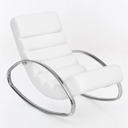 Relaxliege Sessel Fernsehsessel Farbe weiß Relaxsessel Design Schaukelstuhl Wippstuhl modern