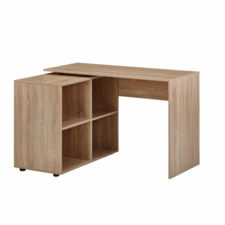 Design Eckschreibtisch mit Regal Sonoma 117 x 75