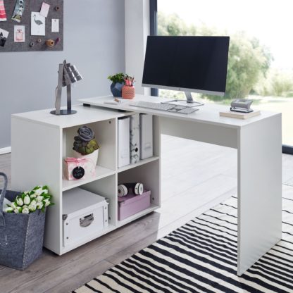 5 x 88 cm | Moderner Büro-Schreibtisch | Computer-Tisch Arbeitszimmer | Winkelschreibtisch Home Office