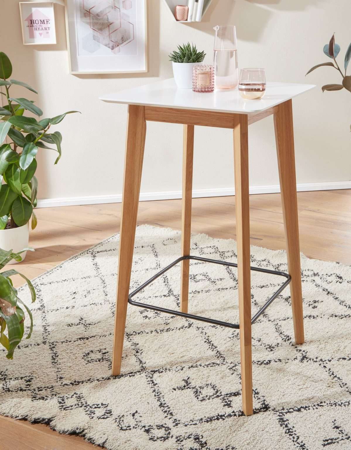 Stehtisch 60x110x60 cm Weiß online kaufen