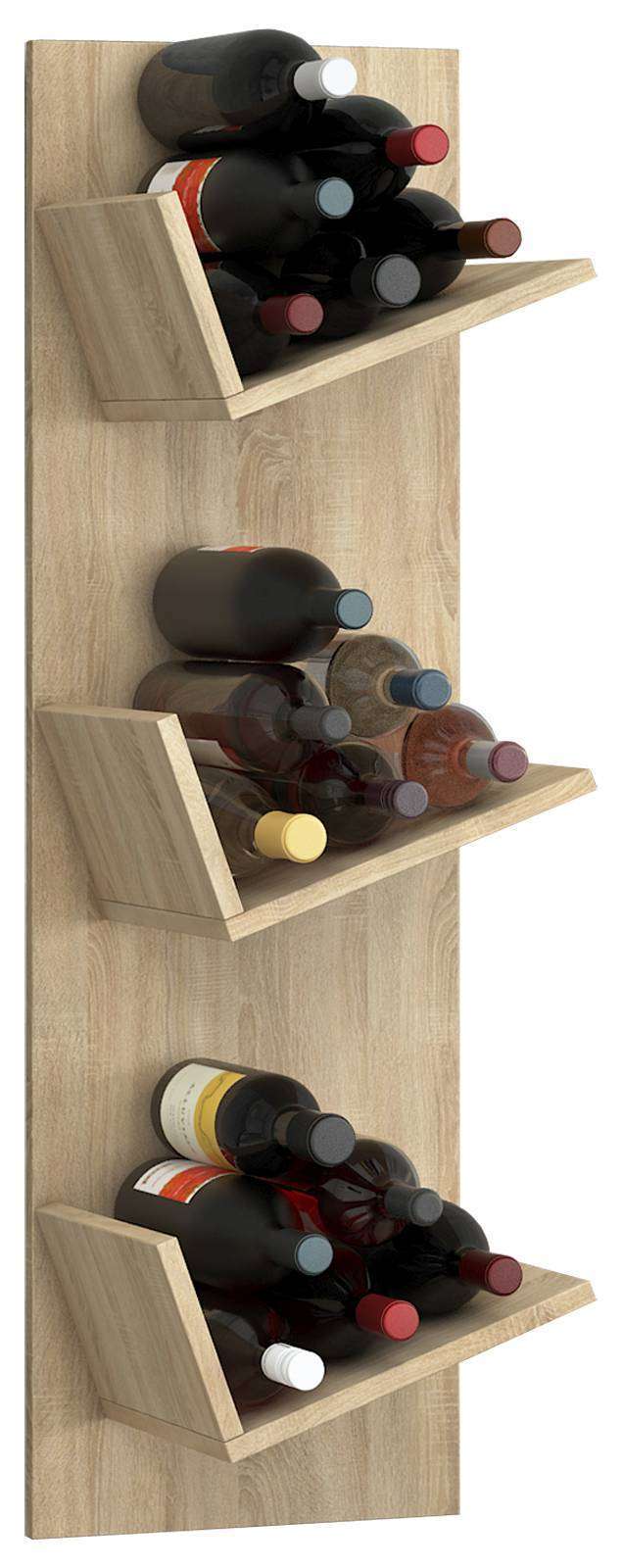 Weinregal VCM Vinosi - Sonoma-Eiche Honig-Eiche