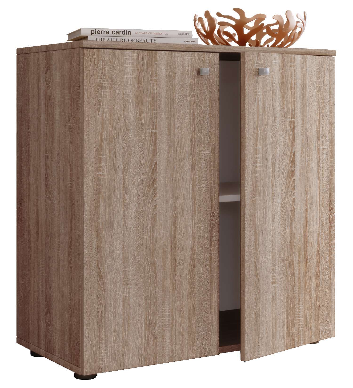 Kommode VCM Vandol V1 - Sonoma-Eiche Kern-Nussbaum
