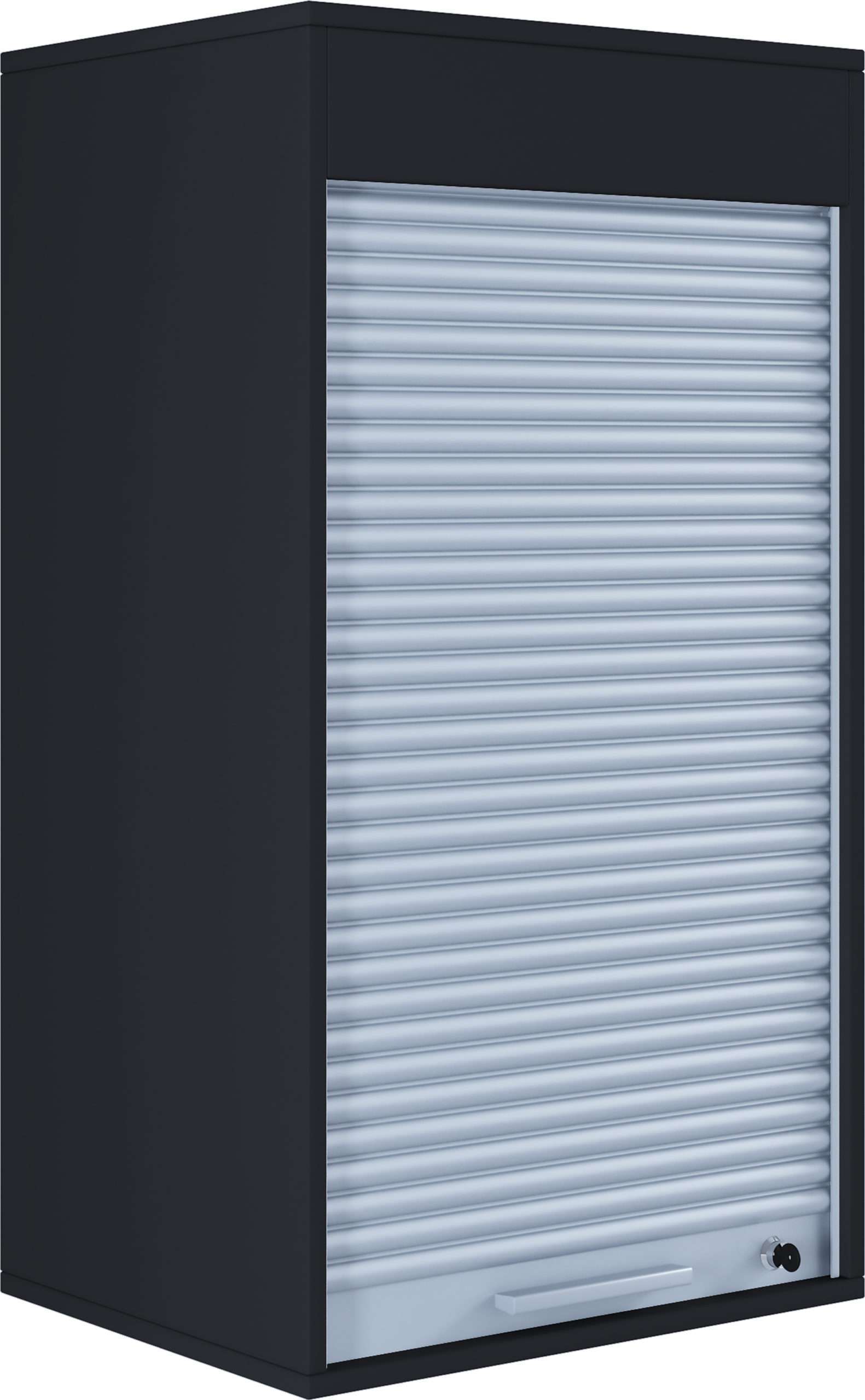 Büroschrank VCM Aktos L - Schwarz Weiß